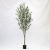 Artificial Olive Tree (Faux Mediterranean Olive Tree with Lifelike Olives & Textured Trunk)