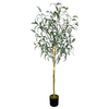 Artificial Eucalyptus Tree 72inch Faux Eucalyptus Plants Large Fake Plant Suitable for Living Room Home Office Housewarming Party Indoor and Outdoor Decor