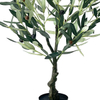 Artificial 32inch Trees Realistic Leaves for Home Decor Fake Potted Olive Silk Tree 