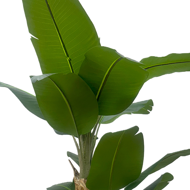 Artificial 71-inch Three-Pole Banana Tree a Large Tropical-Style Artificial Plant for Home Decor