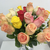 Artificial Mixed-Color Rose Bouquet