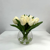 Artificial White Real-Touch Tulip Stems