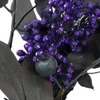 Artificial 12-inch Purple Fruit Pulp Halloween Garland Gothic Black Garland Decoration