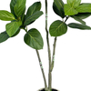 Artificial fiddle-leaf fig 53inch Tree Artificial Trees Bonsai Nordic Tree Plants Greenery Home Indoor Garden Decor Potted Green 