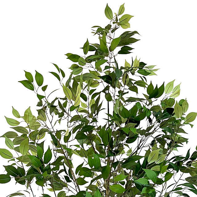 Ficus Artificial Tree 82inch Fake Silk Plant for Home Decor Indoor
