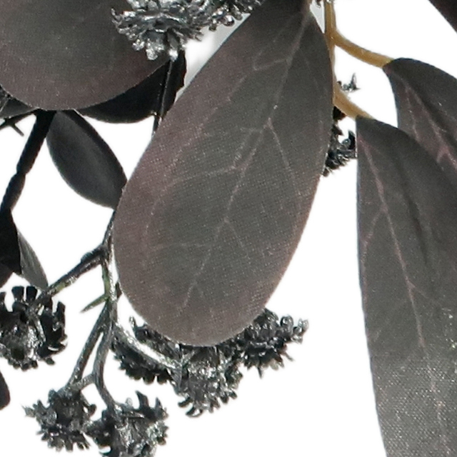 Halloween Themed Wreath with Eucalyptus Leaves for Door And Wall Decorations, Festive Home Decor