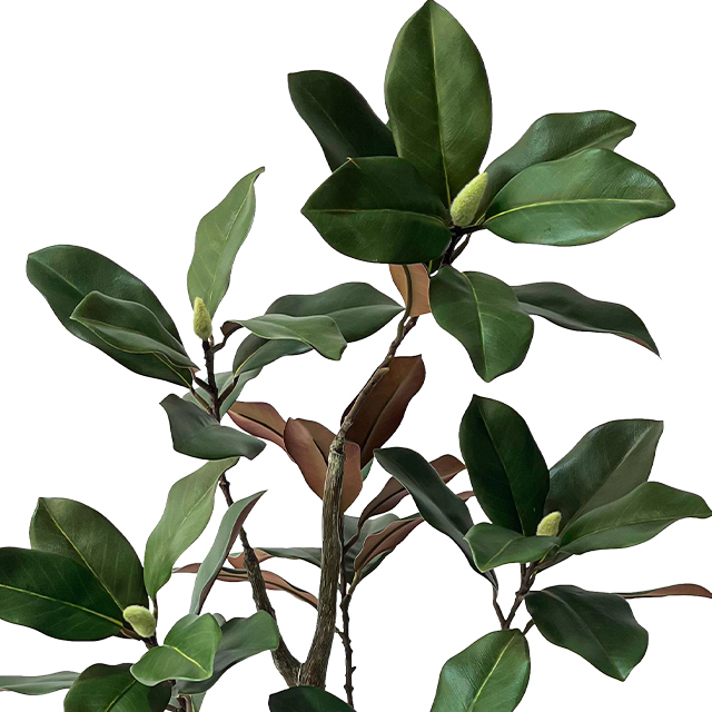 Simulated Bonsai Tree 35.4 Inches Tall Artificial Plant Magnolia Tree Indoor And Outdoor Home Fake Plant Decoration