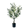 Artificial 32inch Trees Realistic Leaves for Home Decor Fake Potted Olive Silk Tree 