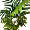 Artificial 47.2-inch Palm Plant Features Real-touch Leaves And Adjustable Branches