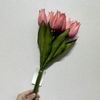 Artificial Blush Pink Gradient Tulip Bouquet
