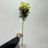 Artificial Lime Green & White Dahlia Stem