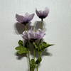 Artificial Light Lavender Anemone Stem
