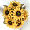 Artificial Flower Bouquet Yellow Sunflower