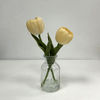 Artificial Cream Real-Touch Tulip Pair
