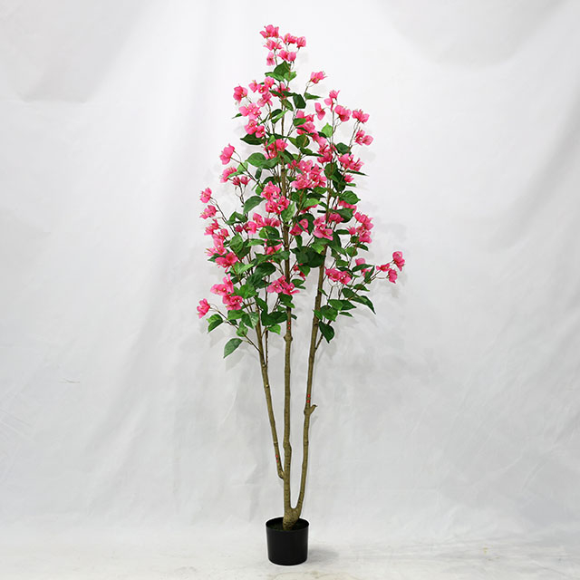 Artificial Flowering Tree (Faux Bougainvillea Tree / Tropical Exotic Flower Tree)