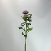 4-Head Single Stem Artificial Ranunculus, Dusty Lavender