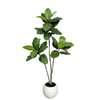 Artificial fiddle-leaf fig 53inch Tree Artificial Trees Bonsai Nordic Tree Plants Greenery Home Indoor Garden Decor Potted Green 