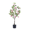 Artificial Bougainvillea Plant, Indoor Artificial Flower Simulation Tree 47 Inch