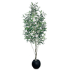Artificial Olive Tree 59inch Fake Olive Silk Tree Large Faux Plants Indoor Tall Olive Branch
