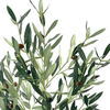 Artificial 32inch Trees Realistic Leaves for Home Decor Fake Potted Olive Silk Tree 