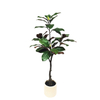 Artificial 35.4inch Silk Magnolia Leaf Tree In White Pot