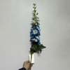 Artificial Sky Blue Delphinium Stem