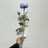 Artificial Light Blue Ranunculus Stem
