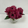 Artificial Deep Magenta Peony Stem Bundle