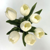 Artificial Flower Stem White Tulip