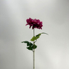 Single Head Artificial Dahlia, Deep Magenta Pink Gradient