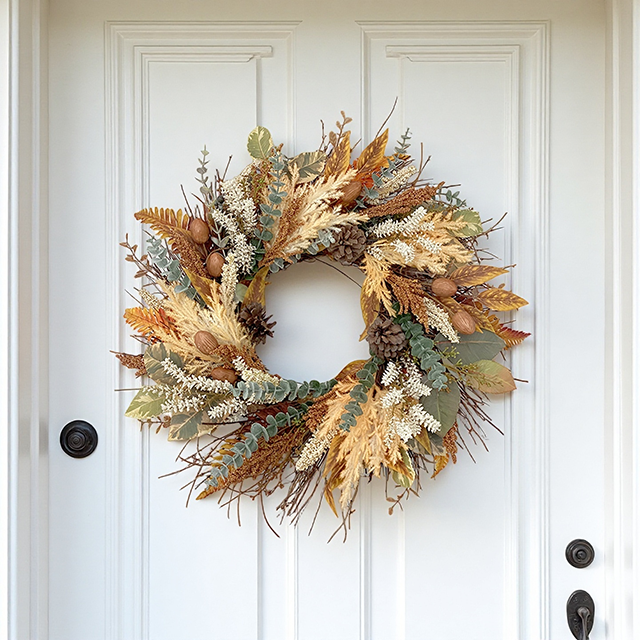 QH256C12004 Wheat Wreath