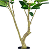 Artificial 51inch Plumeria Trees in Black Pot Real Touch Lifelike Hawaiian Foam Frangipani Flower Tree