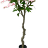 Artificial 82.6inch Weeping Jasmine Tree,Artificial Plants Indoor Bonsai Tree,Outdoor Garden Home Decoration Simulation Tree