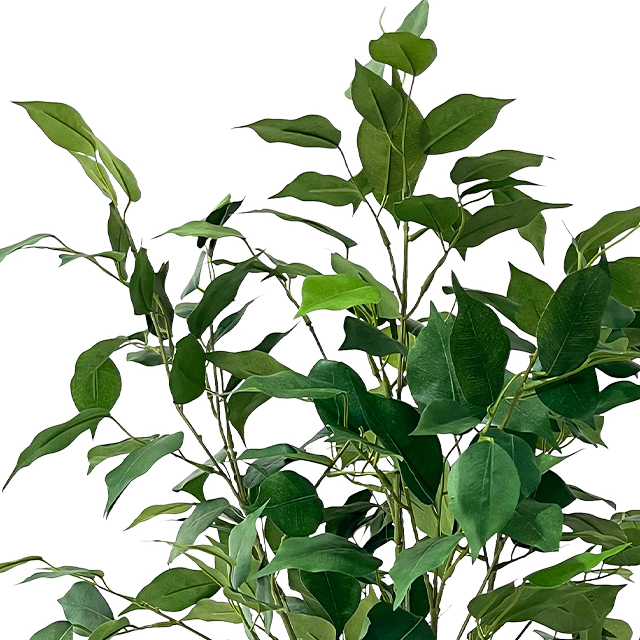 Artificial 32inch Plant Indoor Fake Plant Artificial Banyan Tree with Silk Leaves Sturdy Seedling Pot