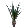 Artificial Giant Agave Plant - 43.3-inch Artificial Succulent Plant with Black Pot