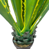 Retro Home Faux Touch 43.3-inch Tall Agave Plant with Black Pot
