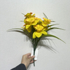 Artificial Daffodil Bouquet, Yellow with Orange Accents
