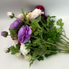 Mixed Artificial Ranunculus Bundle, Assorted Colors with Buds
