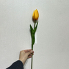Artificial Bright Golden Yellow Tulip Stem