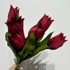 Artificial Deep Red Tulip Bouquet