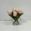 Artificial Blush Pink Tulip Stem Bundle