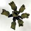 Artificial Olive Green Fringed Tulip Stem Bundle