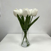 Artificial Pure White Tulip Stem Bundle