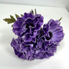 Artificial Flower Bouquet Purple Edge Poppy