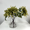 Artificial Vintage Olive Green Spider Dahlia Stem Bundle