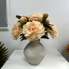 Artificial Flower Stem Pink Ombre Peony