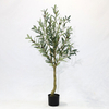 Artificial Olive Tree (Faux Mediterranean Olive Tree with Lifelike Olives & Textured Trunk)