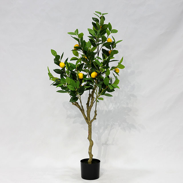Artificial Lemon Tree (Faux Citrus Lemon Tree with Lifelike Fruits & Lush Foliage)