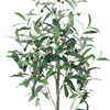 Artificial Olive Tree in Black Plastic Pot