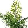 Artificial Plant 72 Inch Hawaiian Palm Tree Silk Fabric, Green Decorative Indoor Faux Plant